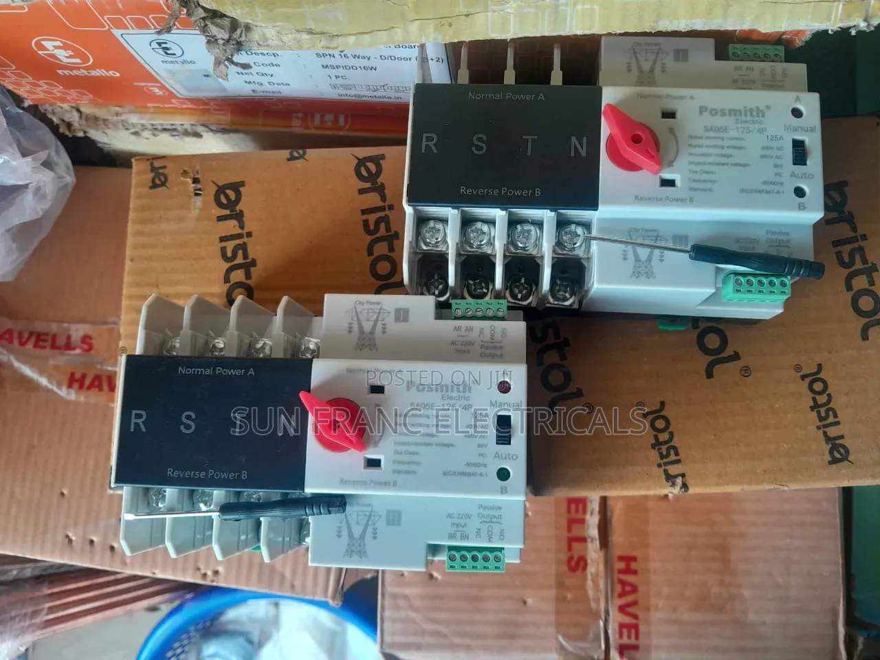 Saq5 125a 4pole Dual Power Automatic Transfer Switch