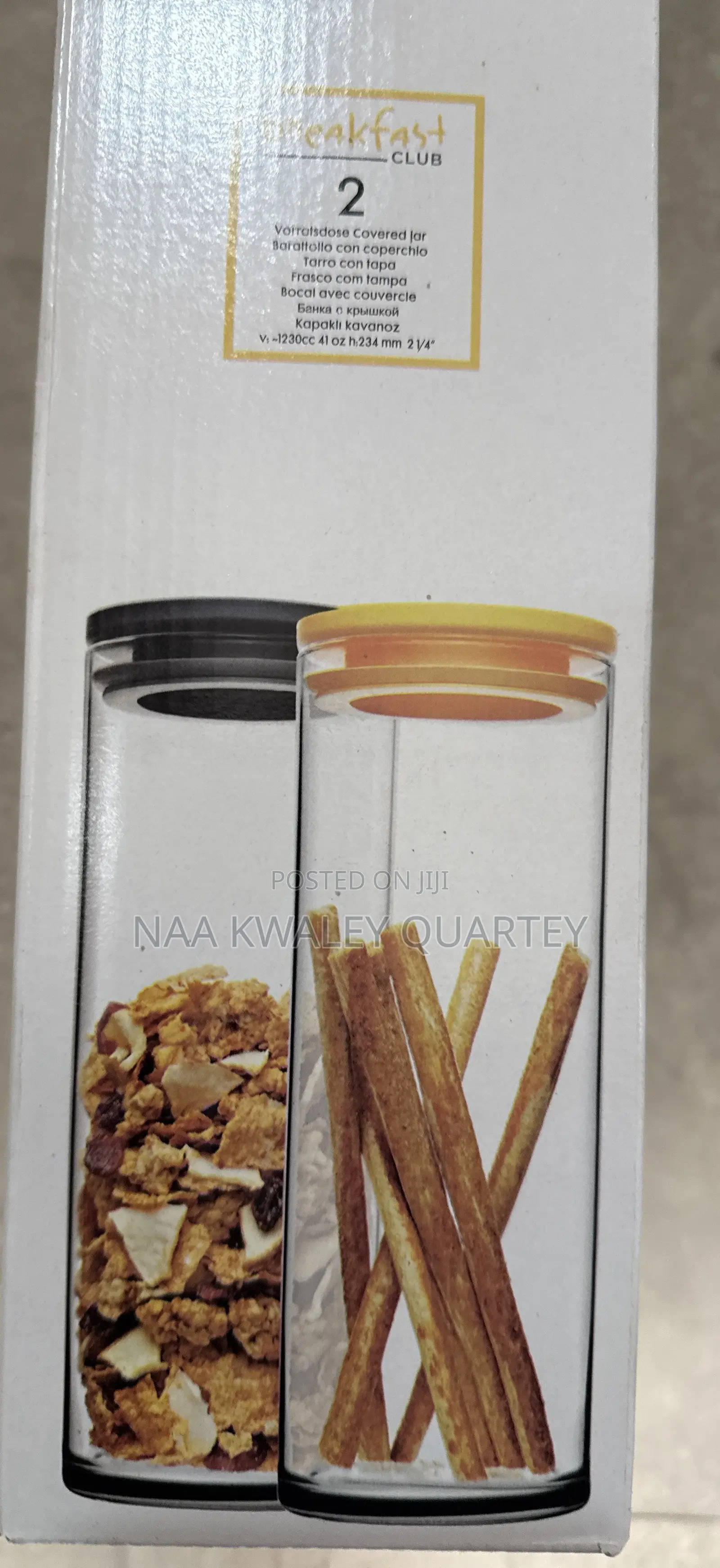 2L Glass Storage Jars