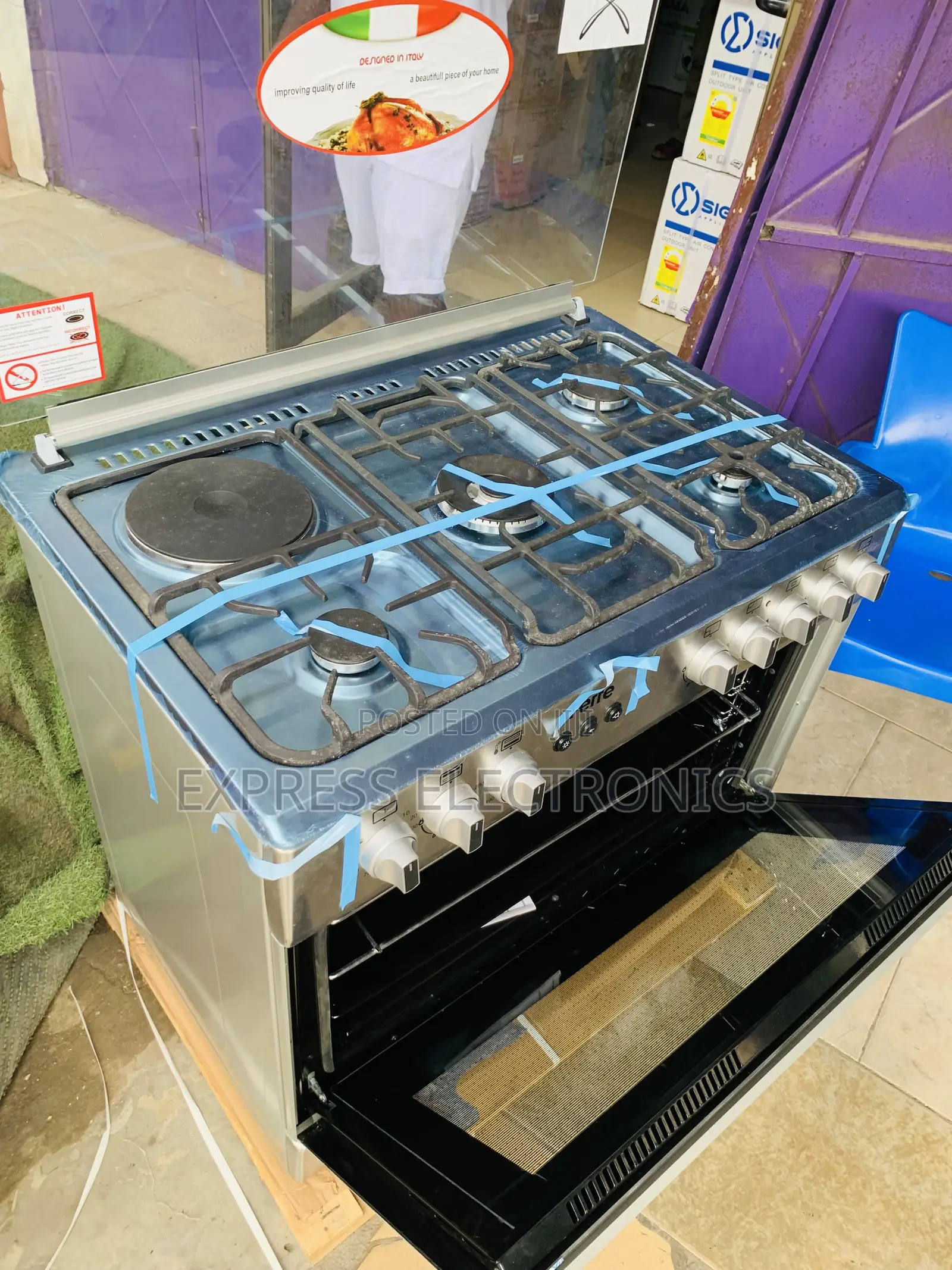 Text Us Fir Your Gas Electric Cooker Oven Rotisserie 4-1 60/90 Stove