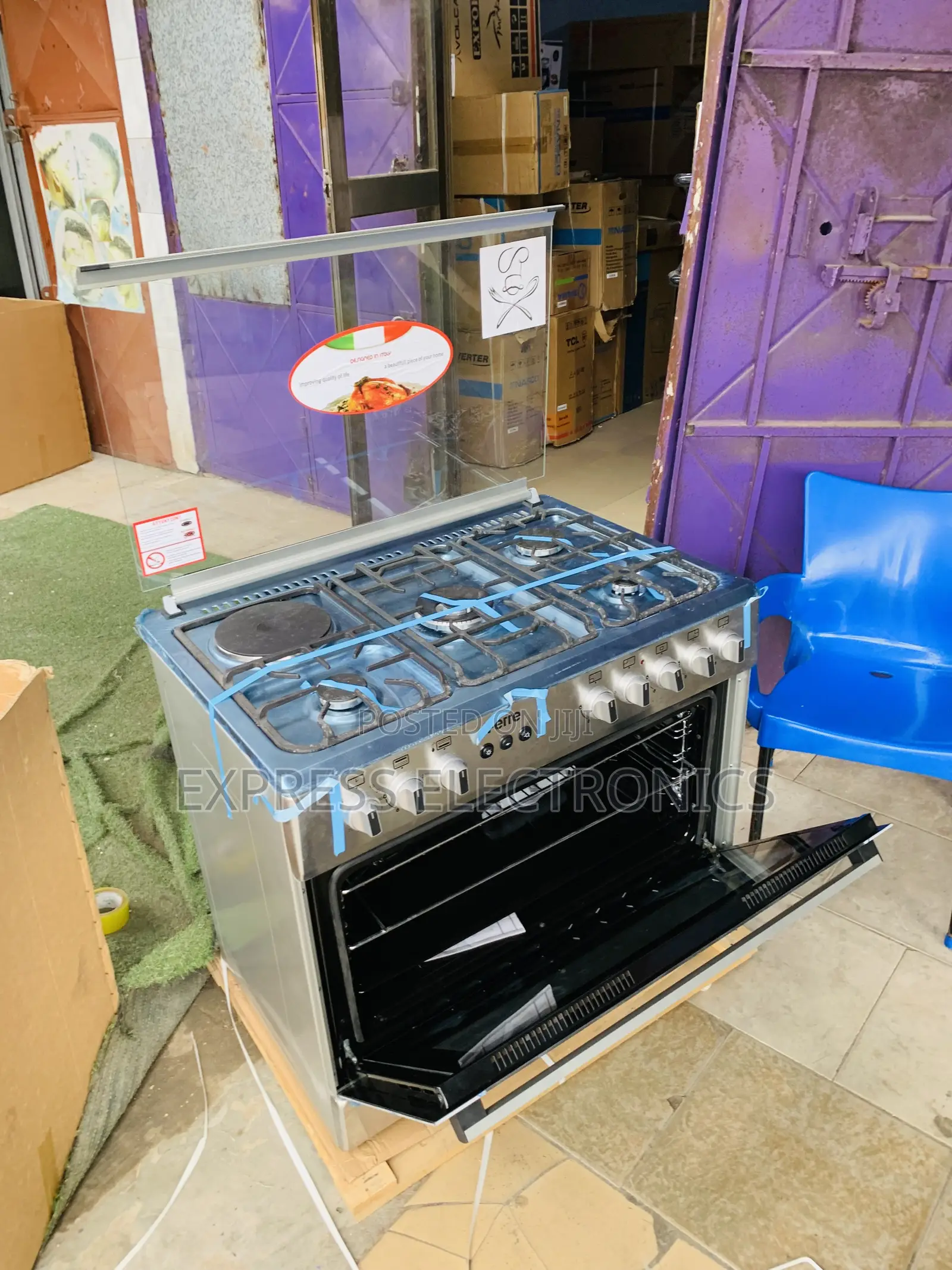 High Quality Gas Electric Cooker Oven 4-1 Stove 60/90