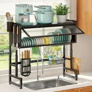 Single Door Over-the-Sink Dish Rack
