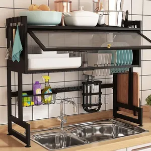 Single Door Over-the-Sink Dish Rack