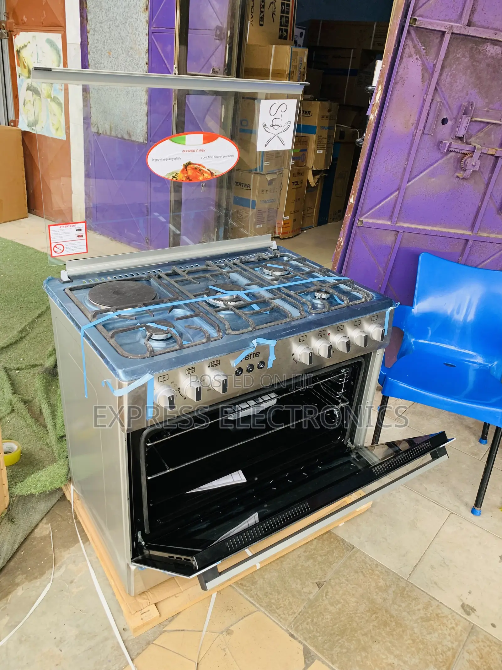 Durable Materials Gas Electric Cooker Oven Grill 60/90 4-1