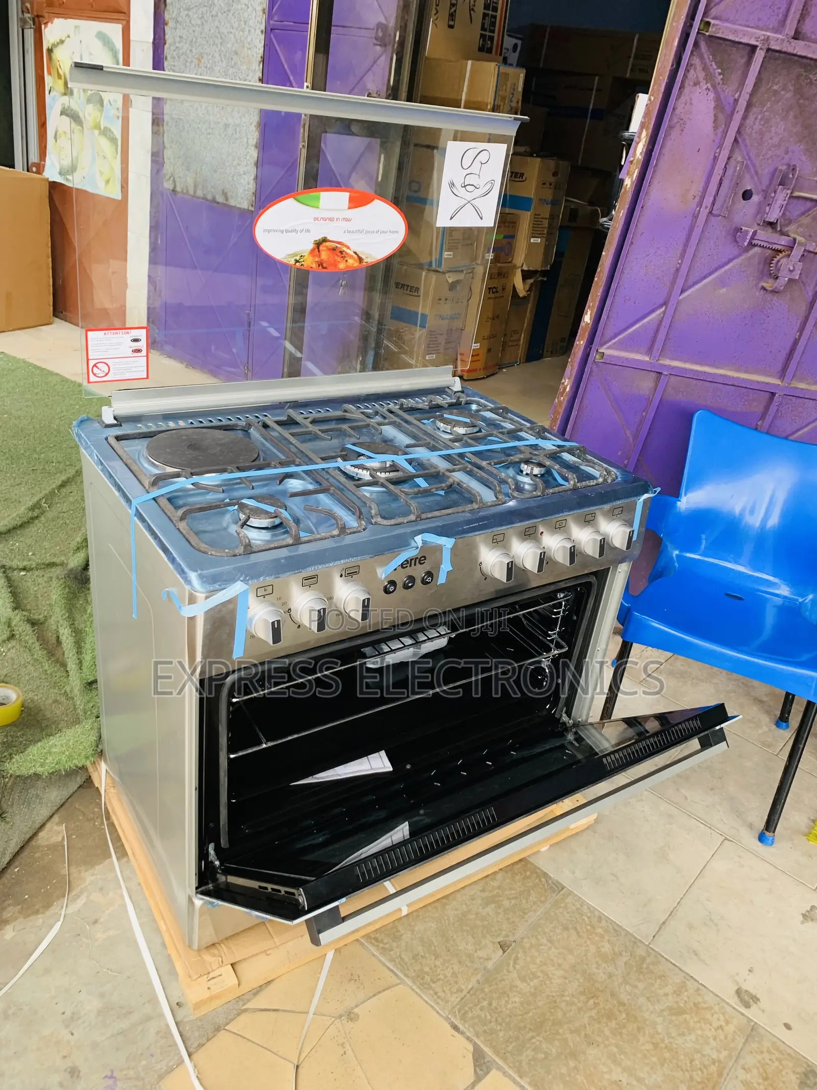Get a New Gas Electric Cooker Oven Rotisserie 4-1 60/90 —-