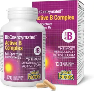 Natural Factors, BioCoenzymated, Active B Complex, 60 Vegetarian Caps