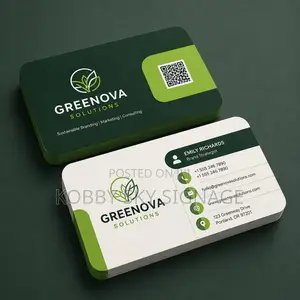 Business Card Design – Front Back Visiting Cards, Ghana