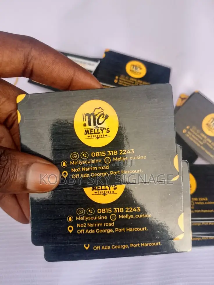 Business Card Design – Front Back Visiting Cards, Ghana