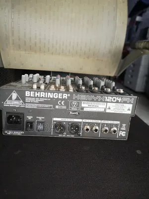Behringer Xenyx 1204FX Audio Mixing Console.