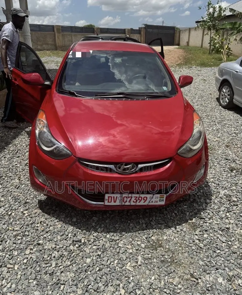 Hyundai Elantra GLS Sedan FWD (1.8L 4cyl 6M) 2013 Red