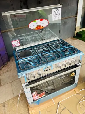 Super Classic Ferre 60x90cm Glass Lid Oven 4 Gas + 1 Electric Cooker..