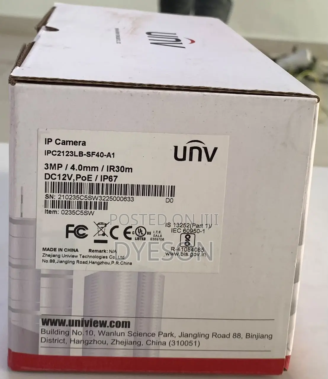 3mp Hd Mini Ir Fixed Bullet Network Camera