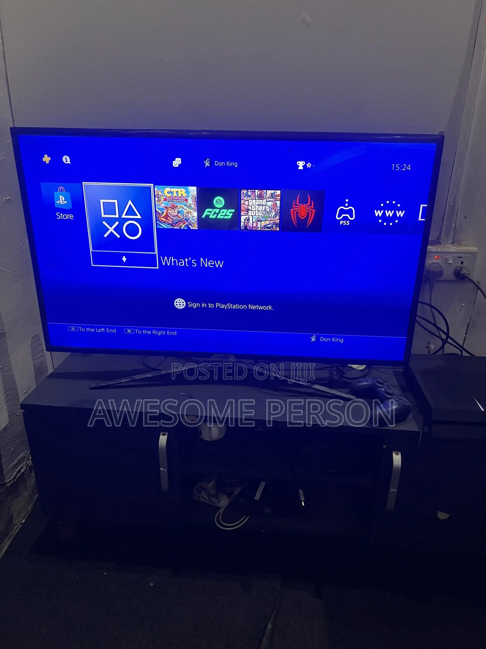 PS4 With 4 Games