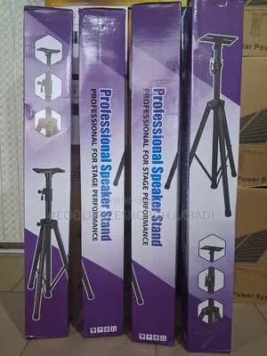 Speaker Stand With Tripod Height-Adjustable