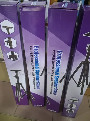 Speaker Stand With Tripod Height-Adjustable