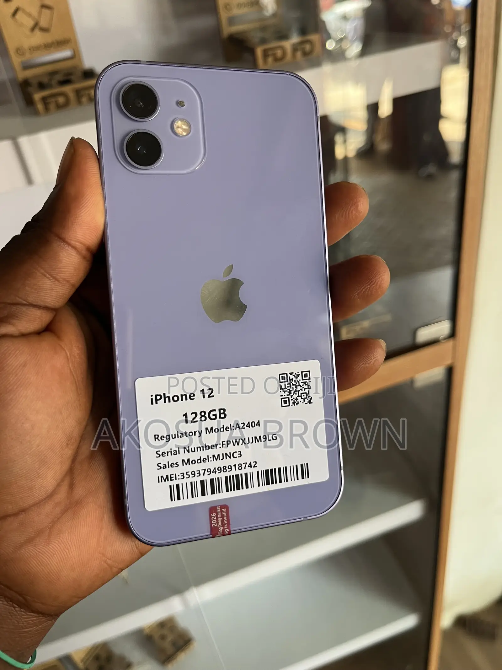 Apple iPhone 12 128 GB Purple