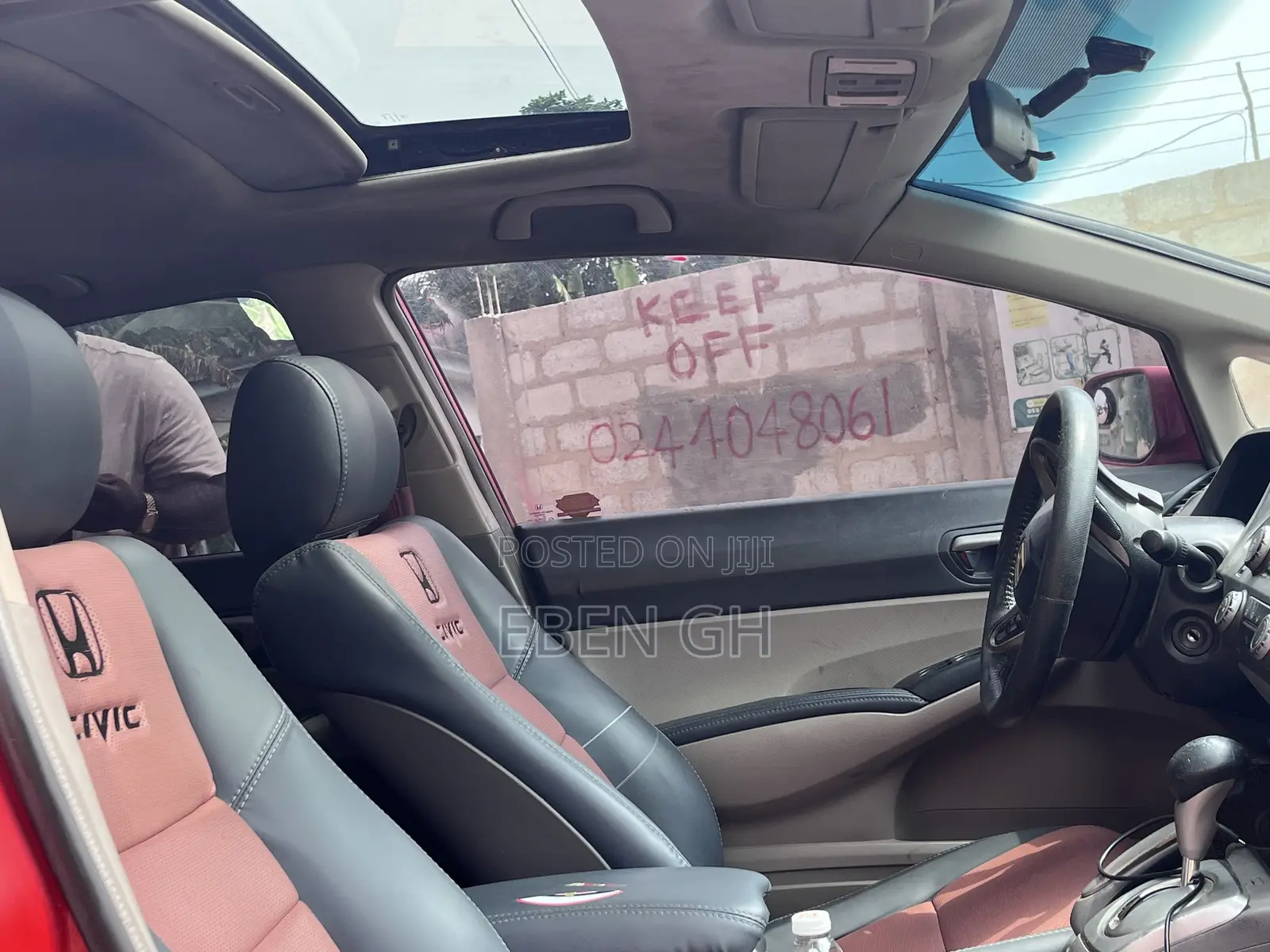 Honda Civic EX Sedan 2010 Red