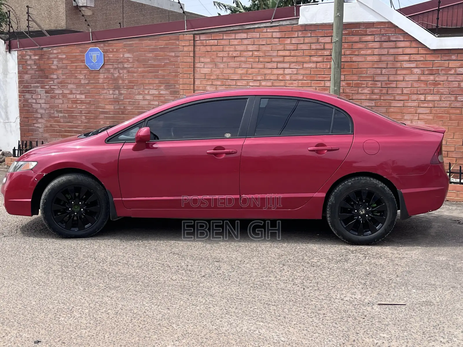 Honda Civic EX Sedan 2010 Red