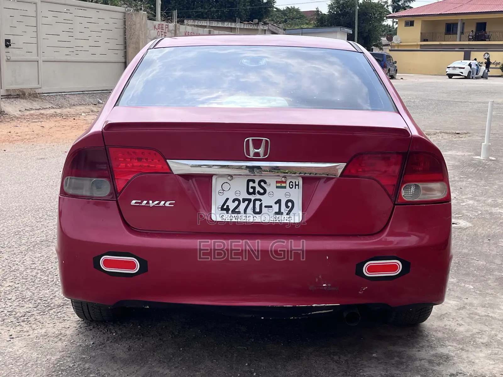 Honda Civic EX Sedan 2010 Red