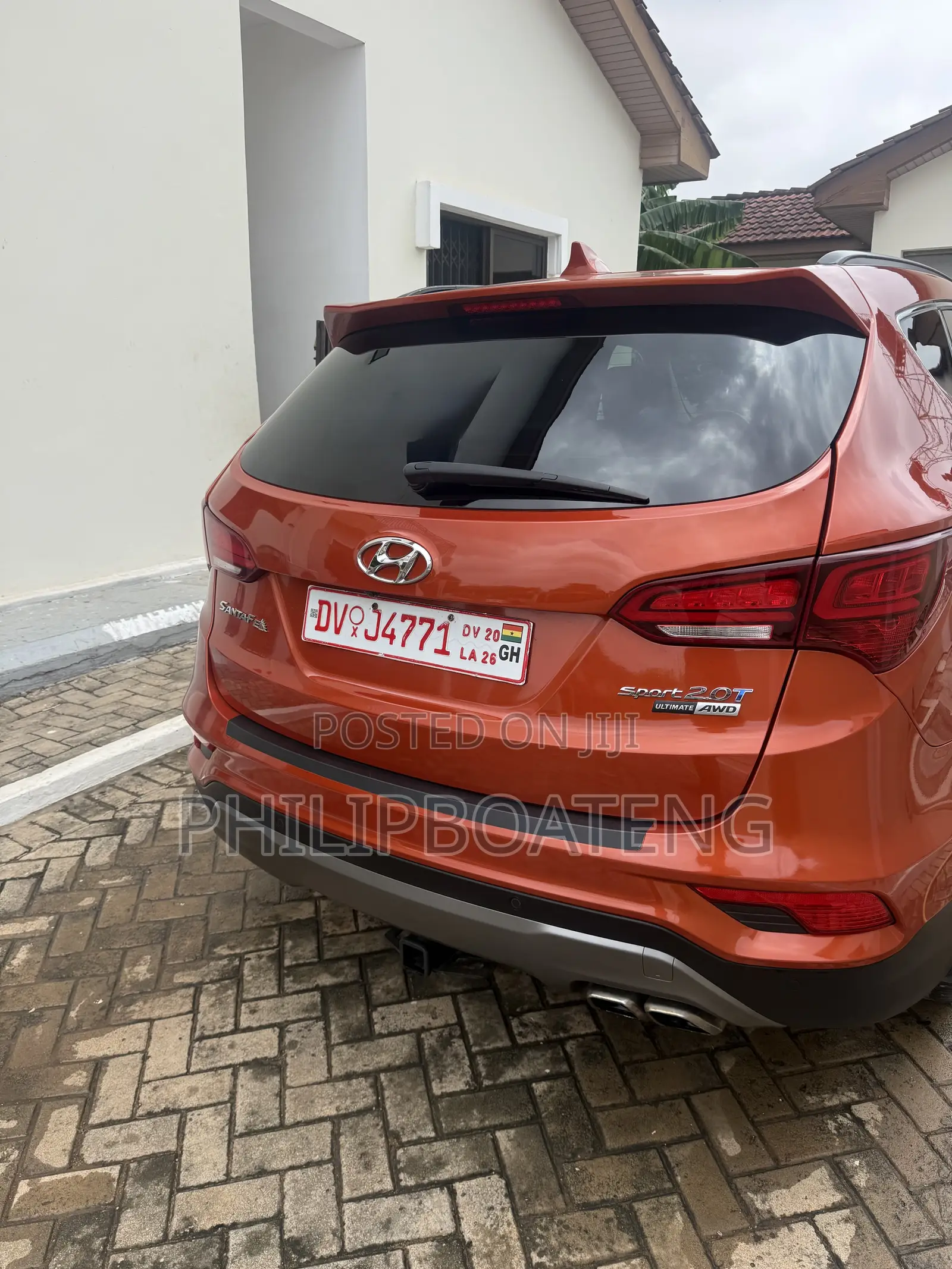 Hyundai Santa Fe Limited Ultimate AWD 2017 Orange