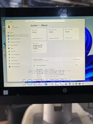 Desktop Computer HP ProOne 400 G3 8GB Intel Core i5 SSD 256GB