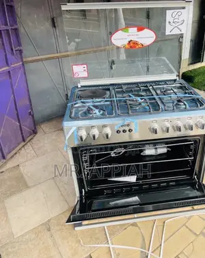 Fantastic Ferre 60x90cm Glass Lid 4 Gas + 1 Electric Cooker(Gray)