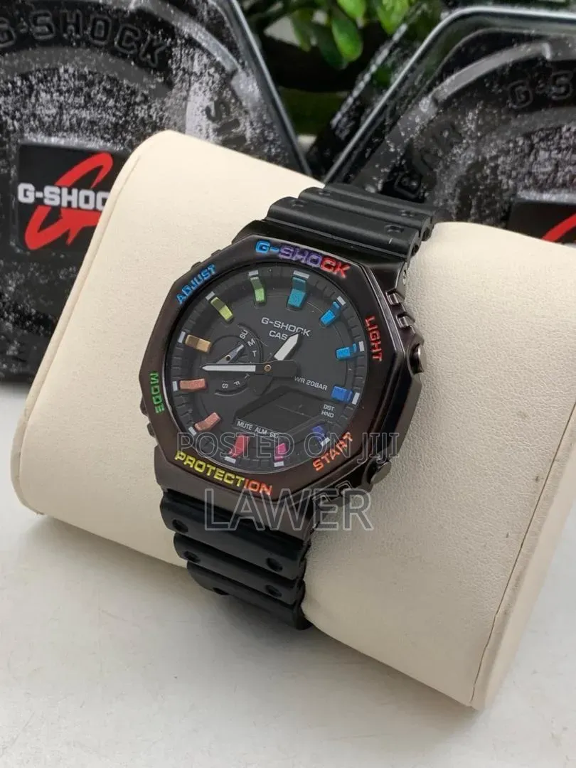 G-Shock GA-2100 Red & Clear — Bold, Tough & Stylish