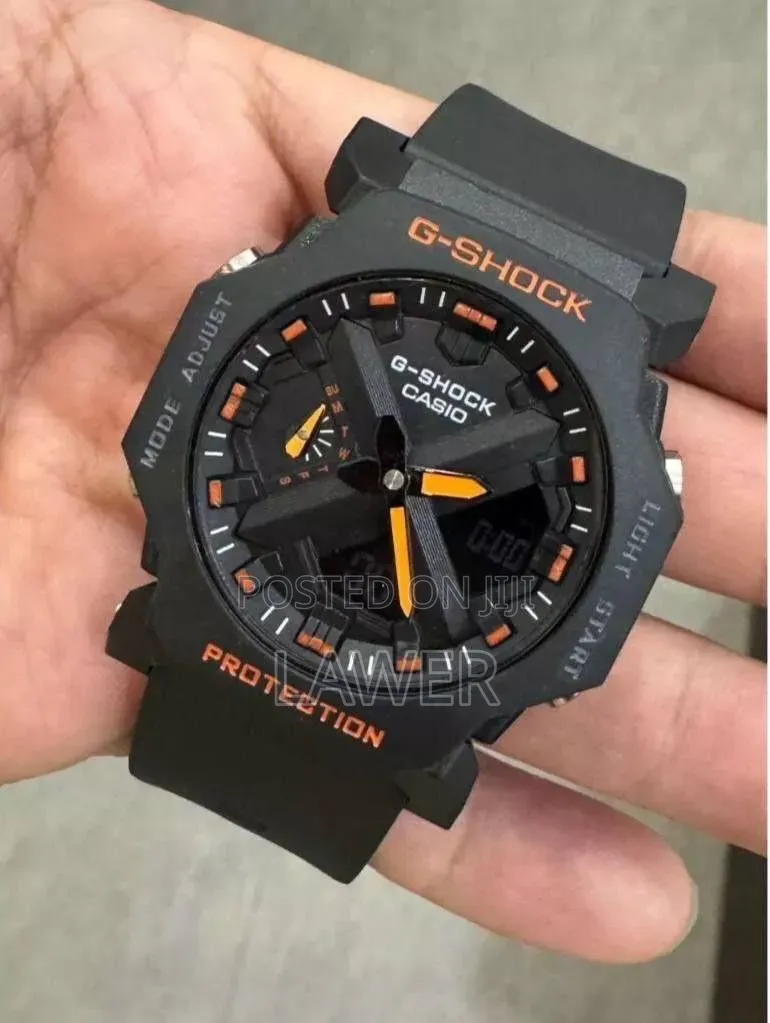 G-Shock GA-2100 Red & Clear — Bold, Tough & Stylish