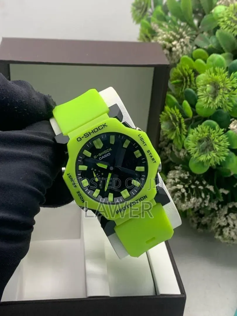 G-Shock GA-2100 Red & Clear — Bold, Tough & Stylish
