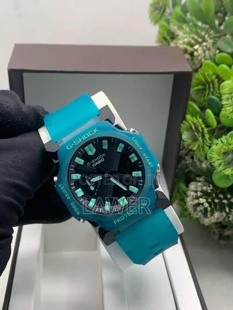 G-Shock GA-2100 Red & Clear — Bold, Tough & Stylish