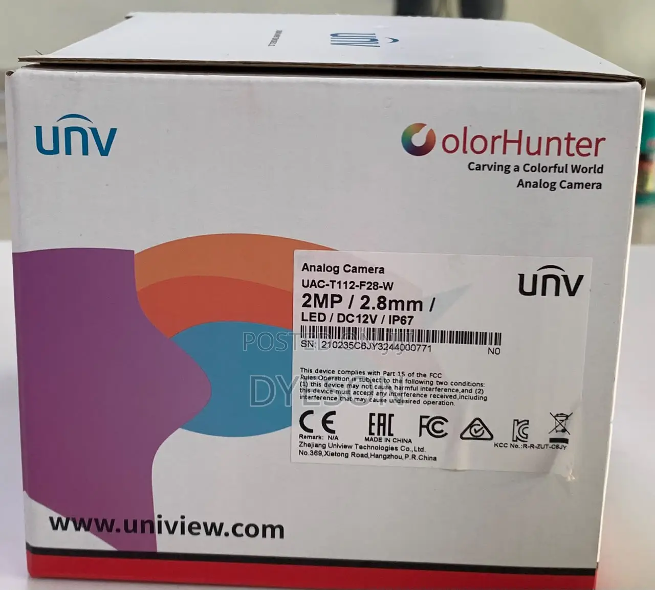 Uac-T112-F28(40) 2MP Fixed IR Turret Analog Camera