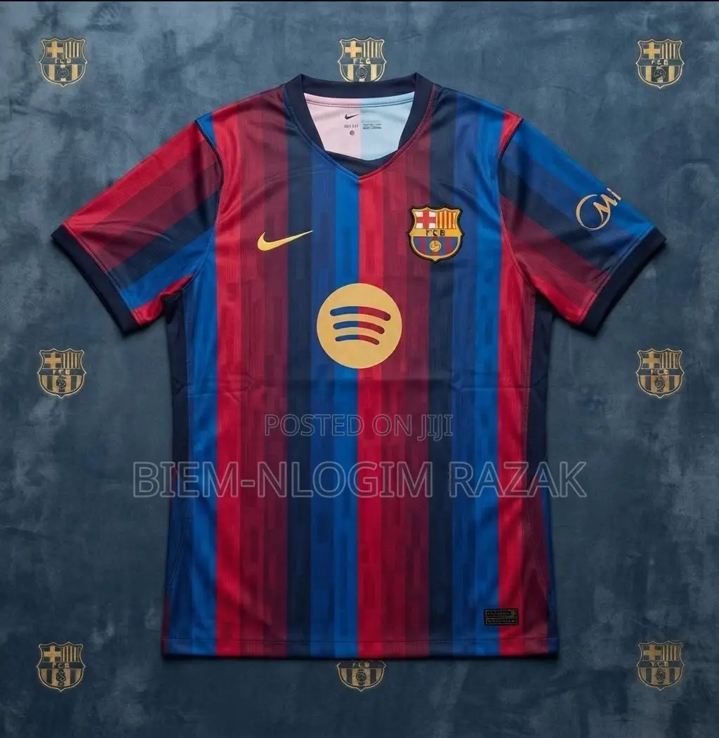Original Manchester United, Barcelona and Liverpool Jerseys Available