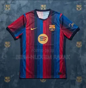 Original Manchester United, Barcelona and Liverpool Jerseys Available