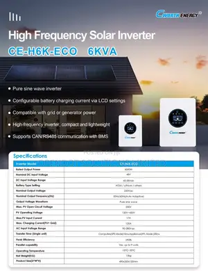 6kva Hybrid/Inverter Charger WiFi OFF-Grid (2026)