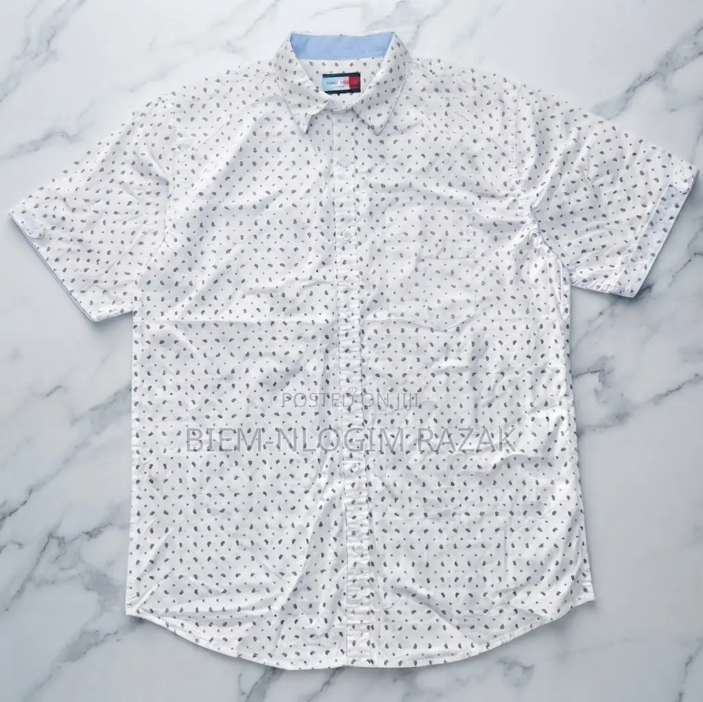 Original Check-Check N Plain Short Sleeves Shirts Available in Stock