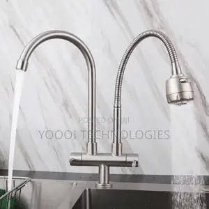 Stainless Steel Duaul Kitchen Sink Faucet/ Tap