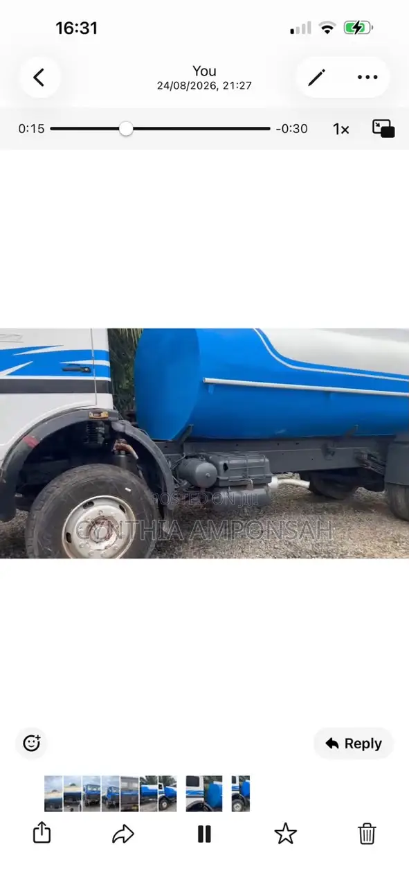 Water Tanker Car