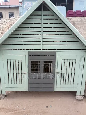 Treated Dog Cage