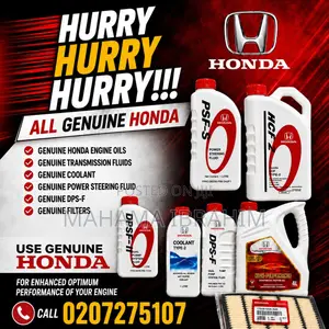 Genuine Honda Engine Oil &Transmission Fluid