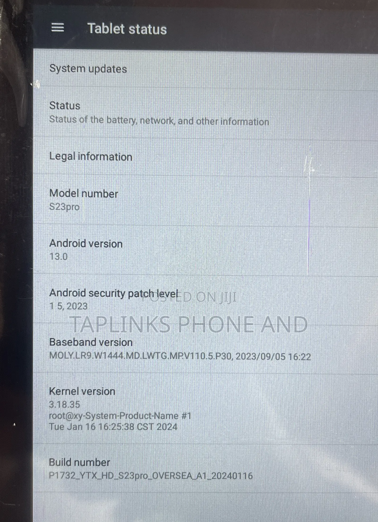 Samsung Galaxy Tab S7 64 GB Blue