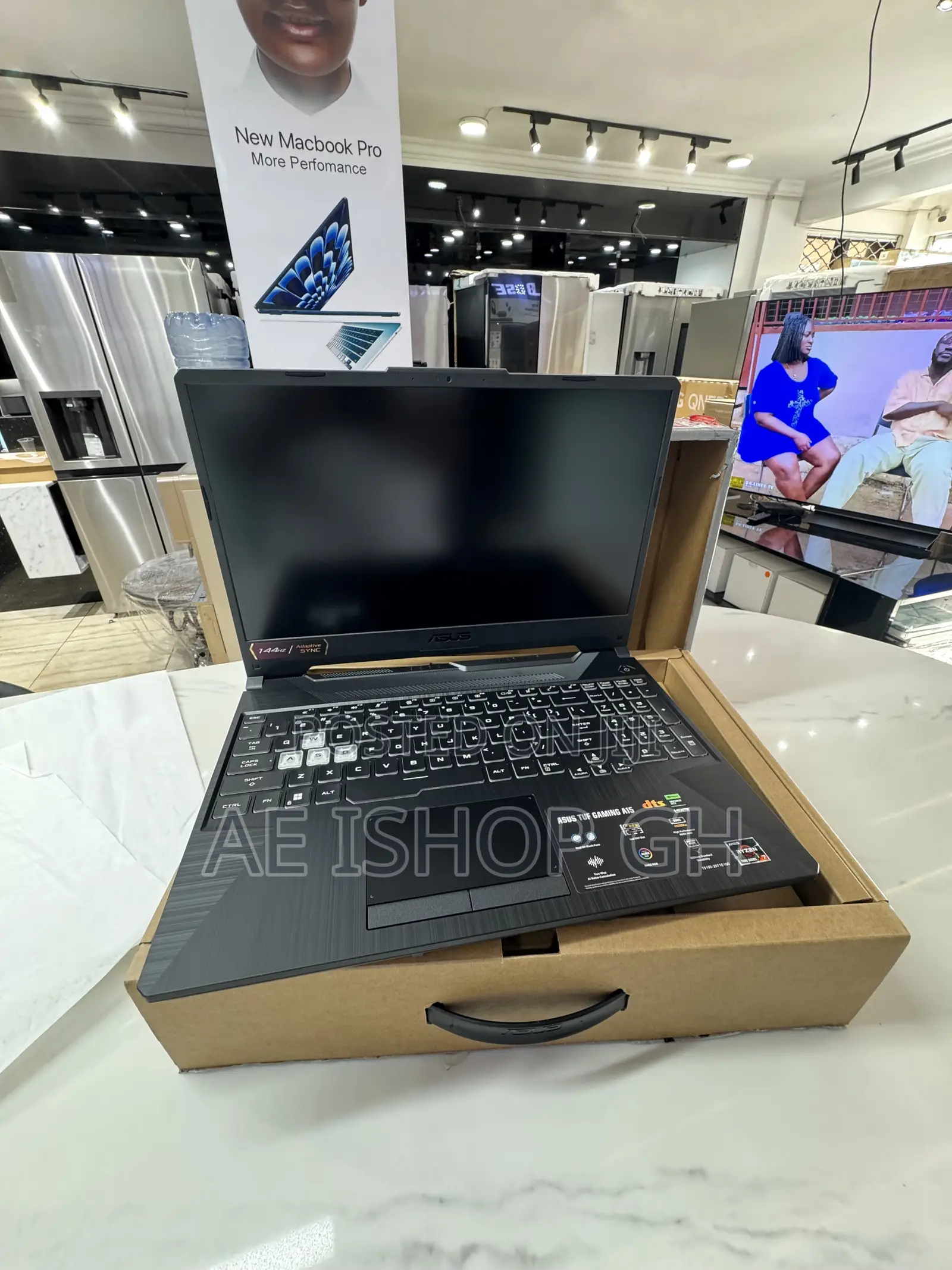 New Laptop Asus TUF Gaming A15 8GB AMD Ryzen 7 SSD 512GB