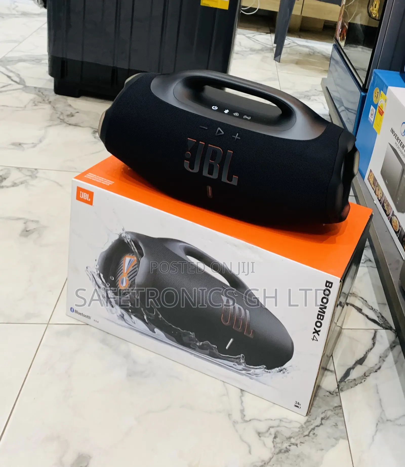 Try Out JBL Boombox 4 Powerful, Portable Bluetooth Speaker