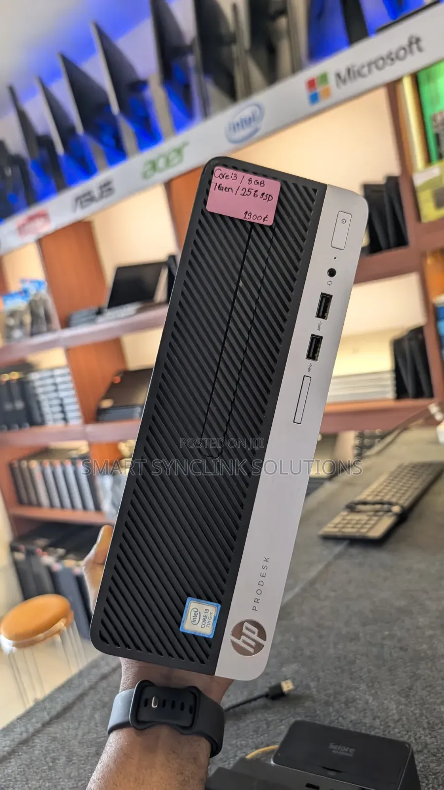 Desktop Computer HP ProDesk 400 G4 8GB Intel Core i3 SSD 256GB