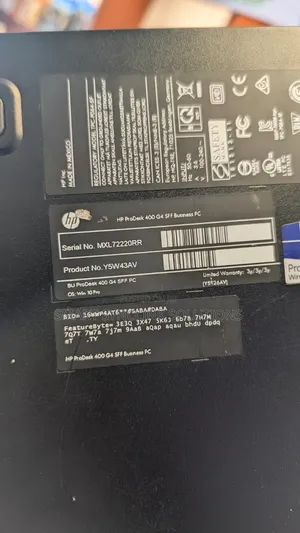 Desktop Computer HP ProDesk 400 G4 8GB Intel Core i3 SSD 256GB
