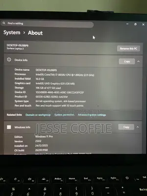Laptop Microsoft Surface 2 16GB Intel Core i7 HDD 140GB