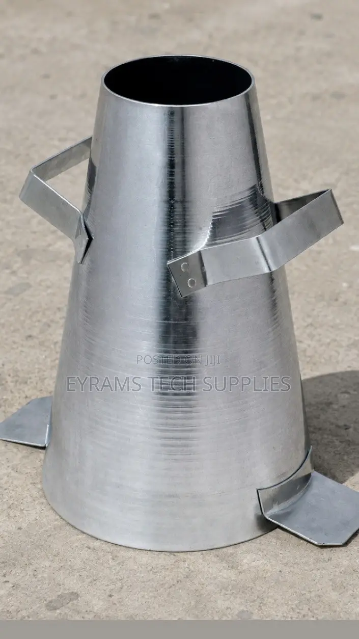 Concrete Slump Cone Test Kit, Heavy-Duty Slump Cone 12''L X 8''W