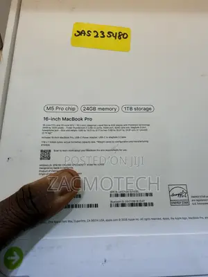 New Laptop Apple MacBook Pro 2026 M5 Pro 24GB Apple M5 Pro SSD 1T