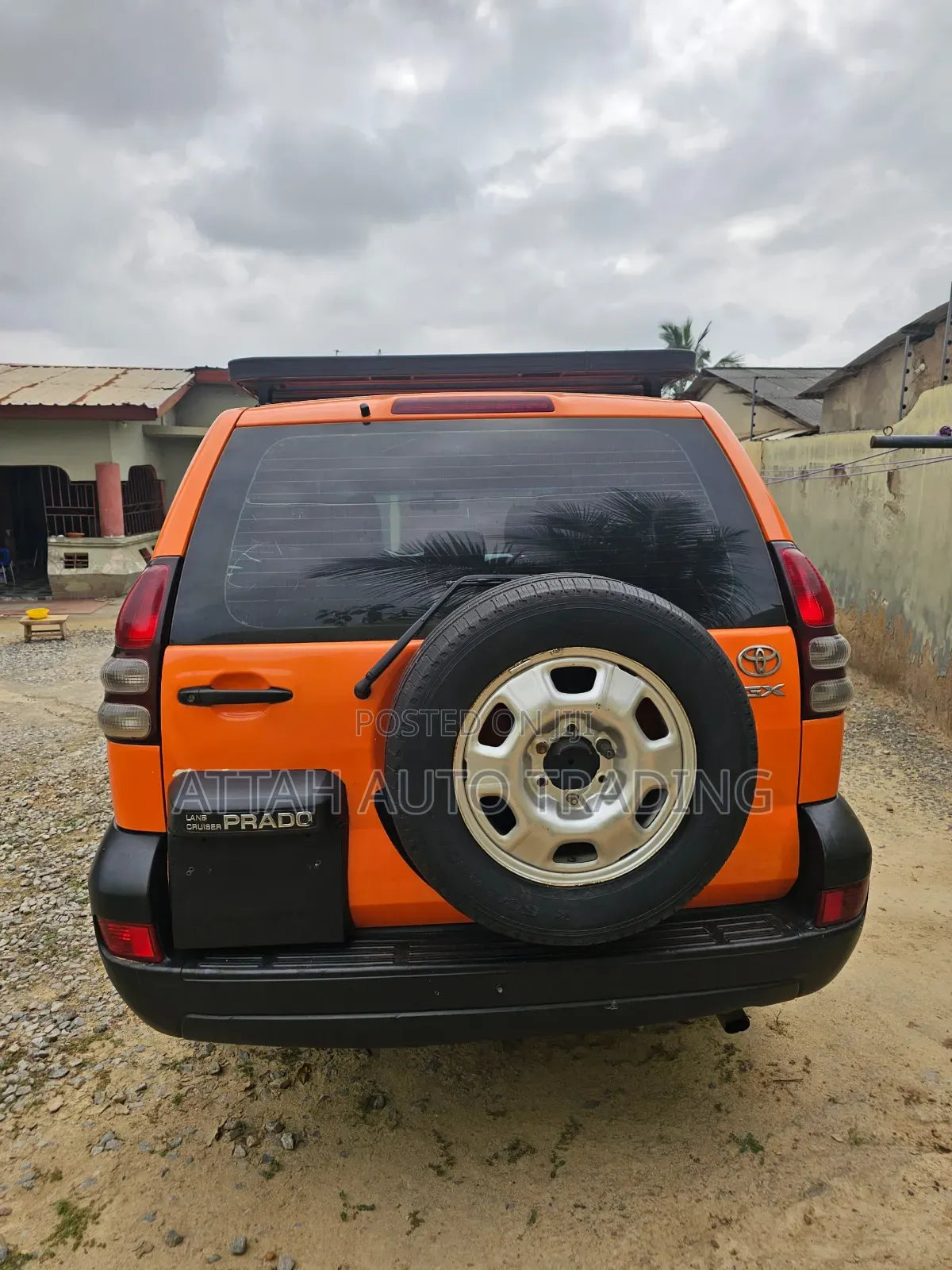 Toyota Land Cruiser Prado 2008 Orange