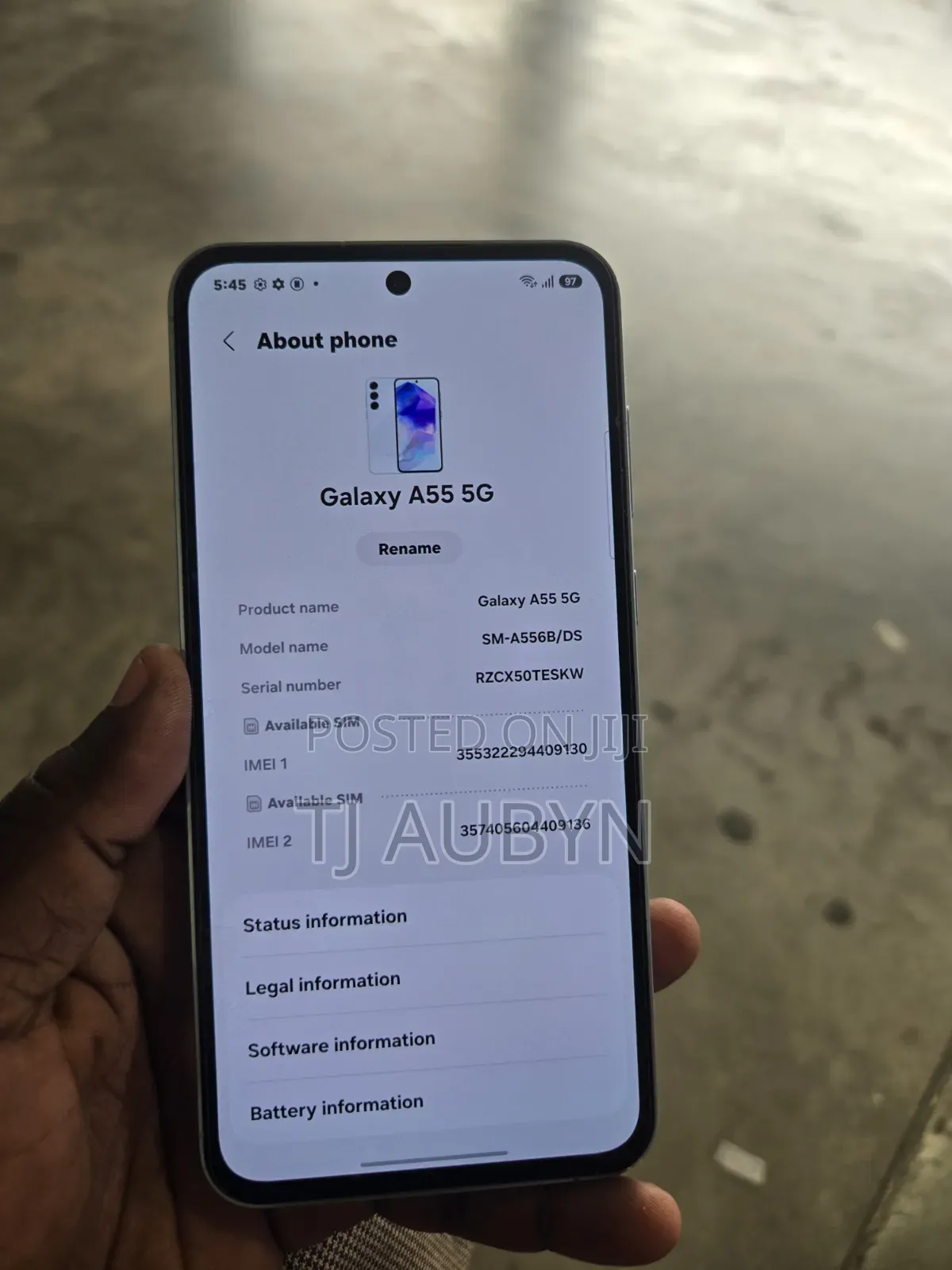 Samsung Galaxy A55 256 GB White