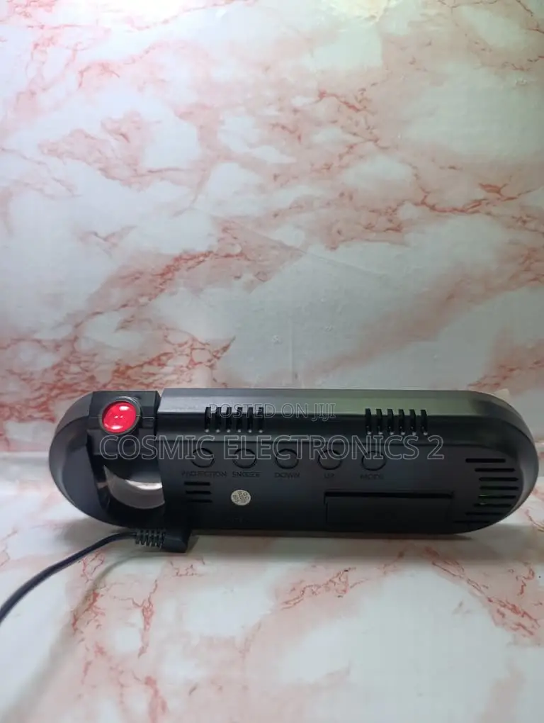Premium LED Projector Alarm Clock With 180° Adjustable Projection