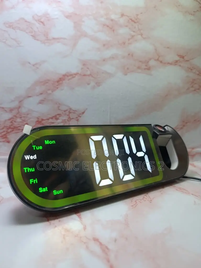 Premium LED Projector Alarm Clock With 180° Adjustable Projection